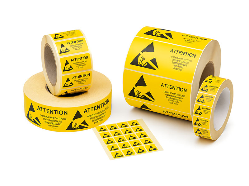 anti static labels