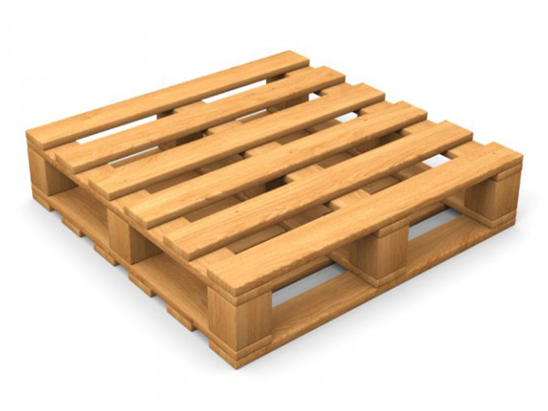 wooden block pallet