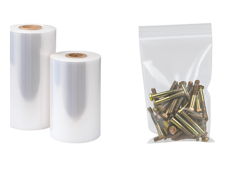 flexible packaging and bag with bolts