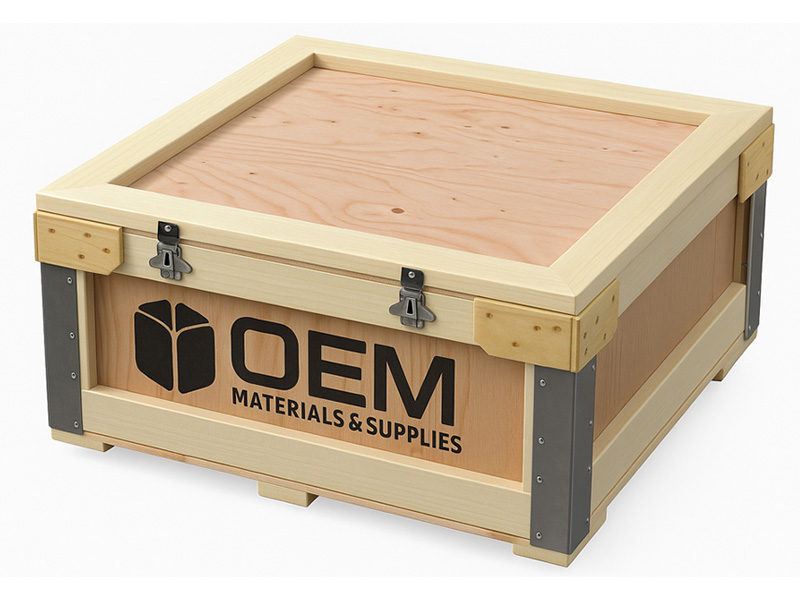 oem materials wooden crate