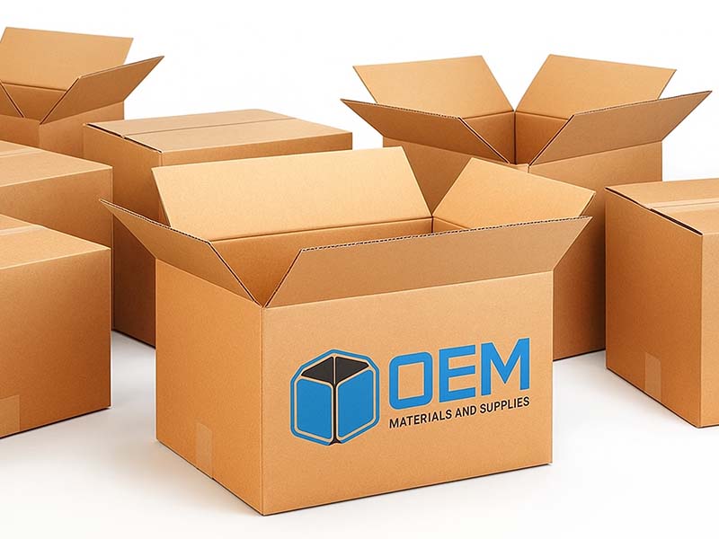 oem materials branded corrugated boxes