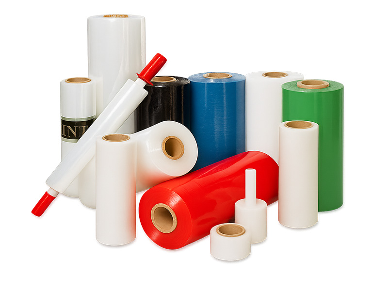 Stretch film in various colors