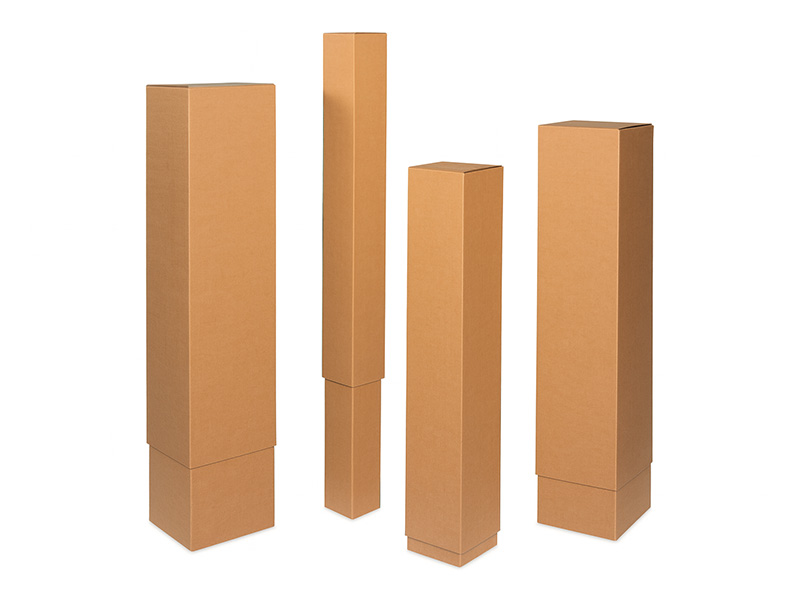 telescopic cardboard boxes