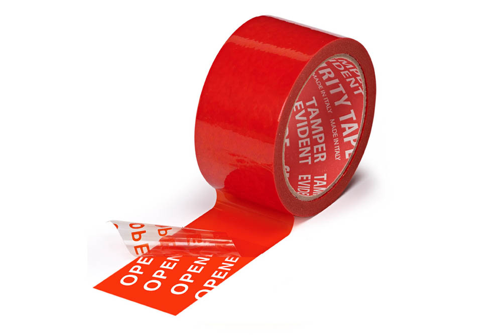 tamper evident tape and labels