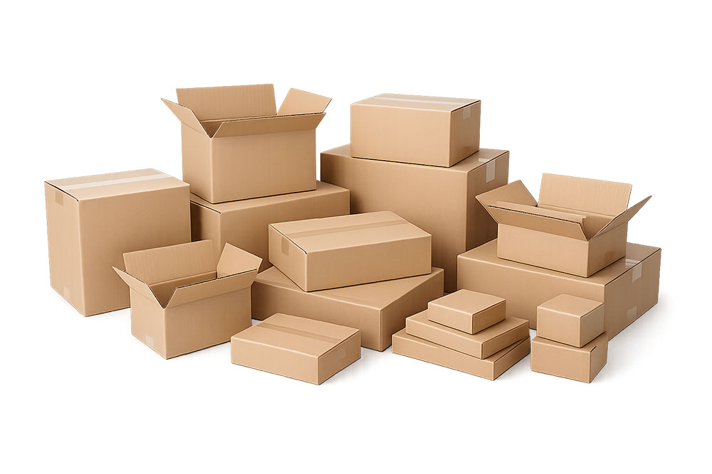 corrugated boxes for flooring materials and supplies