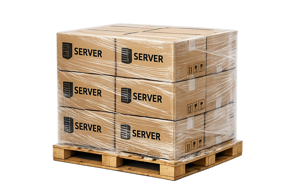 stretch wrap for servers and server equipment