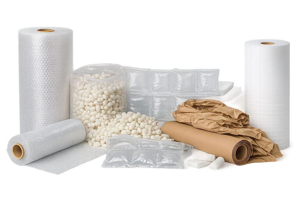 void fill and cushioning materials for warehouses and distribution centers
