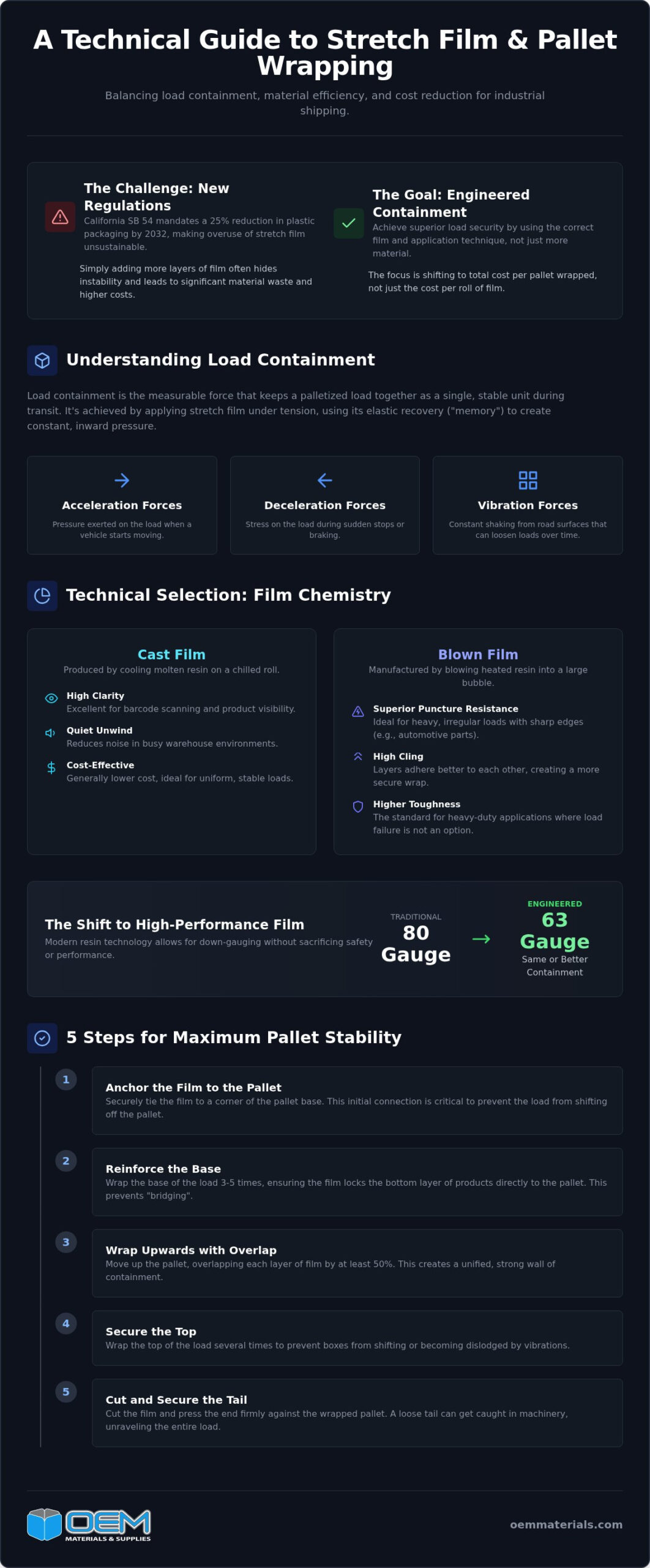 How to Optimize Stretch Film for Pallet Wrapping: An Industrial Guide
