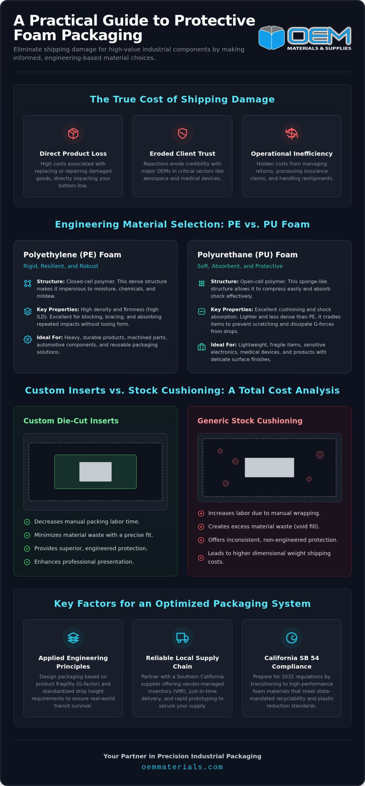 Protective Foam Packaging for Los Angeles & OC Shipping