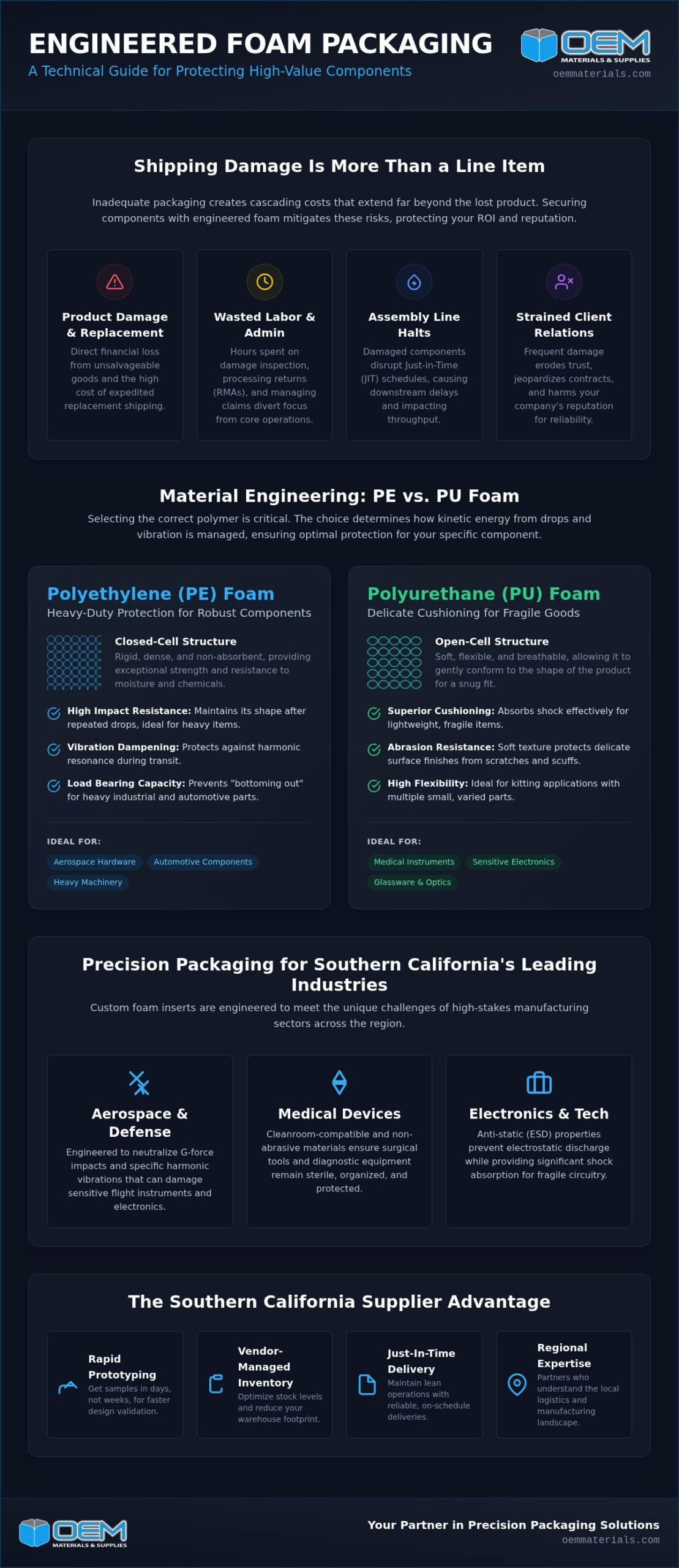 Custom Foam Inserts in Los Angeles | Precision Protection