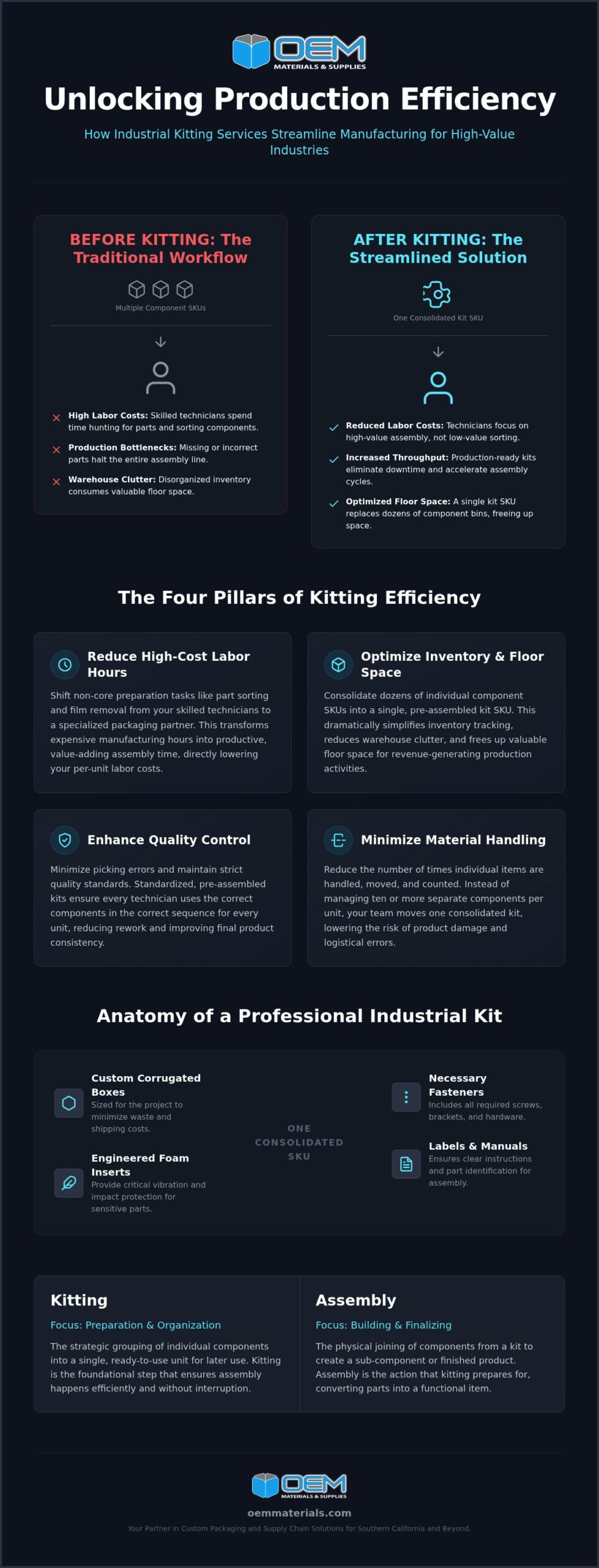 How Industrial Kitting Services Improve Manufacturing Efficiency