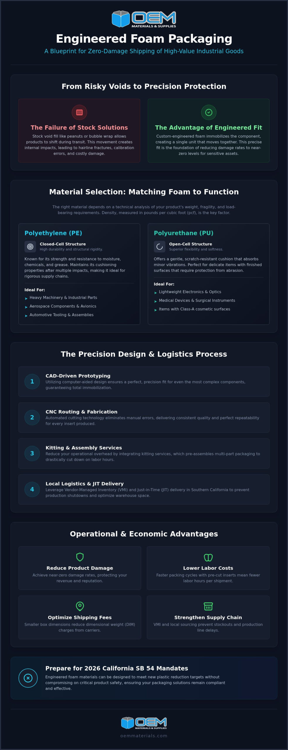 Custom Foam Packaging in Los Angeles: An Industrial Buying Guide (2026)