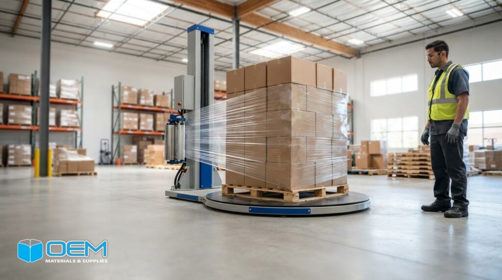 Machine-Grade Stretch Film Supplier in Orange County: Calibrate Wrap Settings for Efficiency
